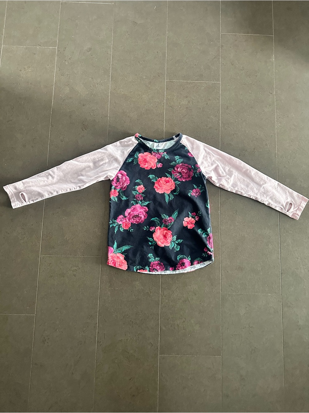 Floral Long-Sleeve Top size 5